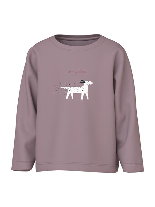 NAME IT Bluser & t-shirts 'NMFVEEN'  lysviolet / sort / hvid
