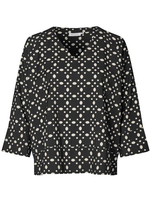 Masai Bluse 'Benika'  sort / hvid