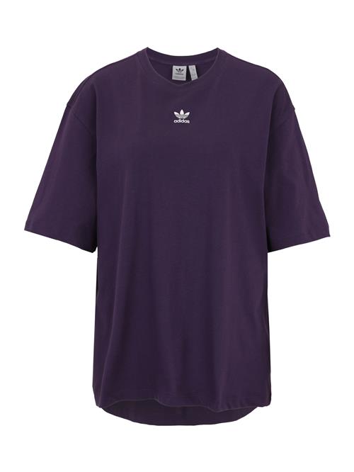 ADIDAS ORIGINALS Shirts 'Essentials'  aubergine / hvid