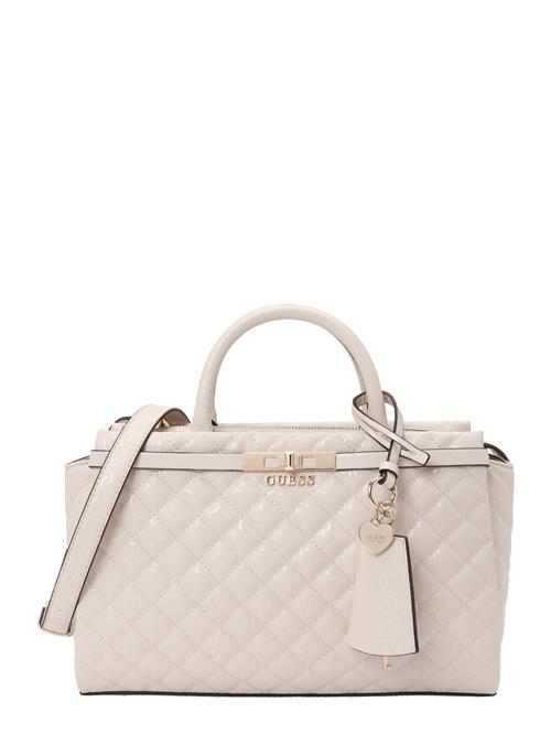GUESS Håndtaske 'IDRA GIRLFRIEND SATCHEL'  lysegrå