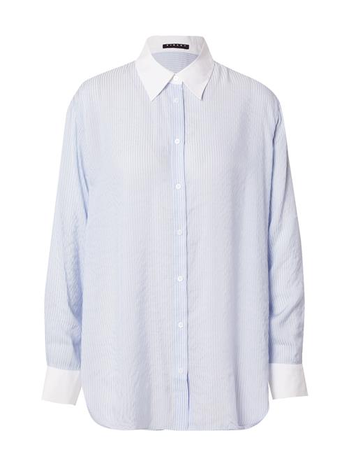 Sisley Bluse  lyseblå / hvid
