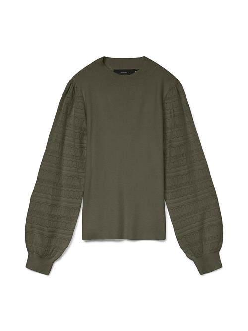 VERO MODA Pullover 'VMNEWLimone'  mørkegrøn