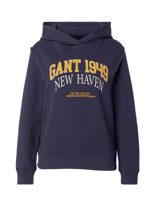 GANT Sweatshirt  mørkeblå / gul / hvid
