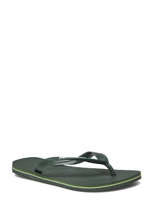 Se Hav. Brasil Logo Havaianas Khaki ved Booztlet