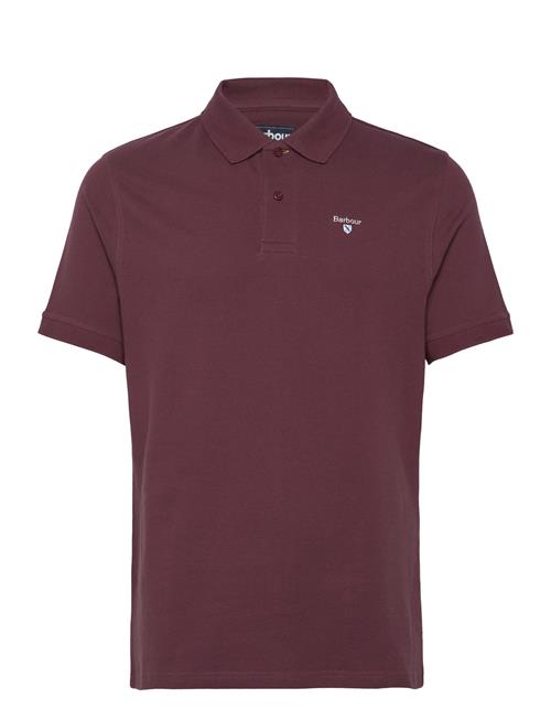 Se Barbour Og Sports Polo Barbour Burgundy ved Booztlet