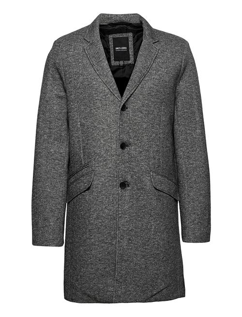 Se Onsjulian King Coat In Otw Vd Cs ONLY & SONS Grey ved Booztlet