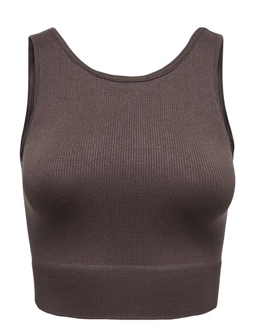 Onpjaia Life Un Sl Seam Short Top Noos Only Play Brown
