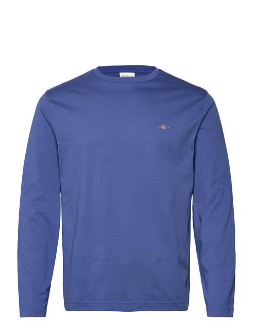 Reg Shield Ls T-Shirt GANT Blue