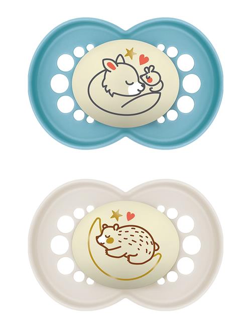 Mam Original Night 16-36M Silic Blue 2P MAM Patterned