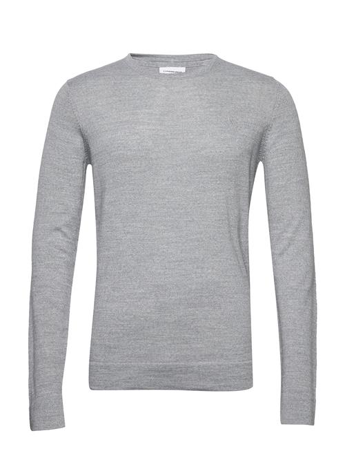 Se Merino Knit O-Neck Lindbergh Grey ved Booztlet