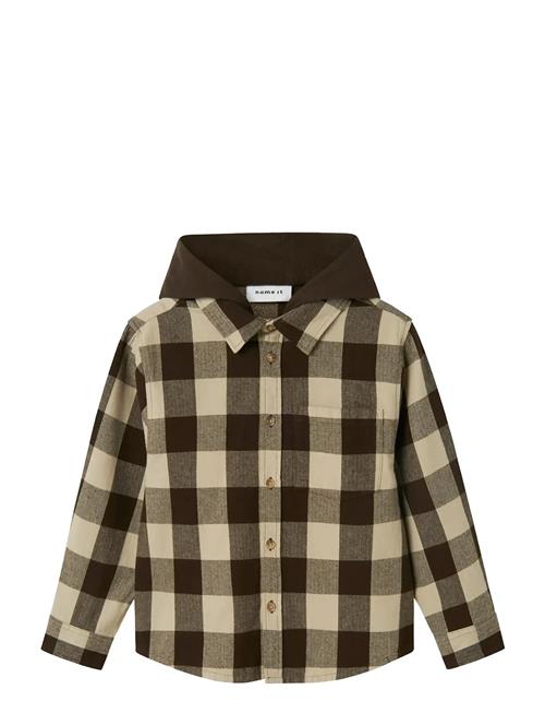 Nkmolaf Ls Overshirt Wh Name It Brown
