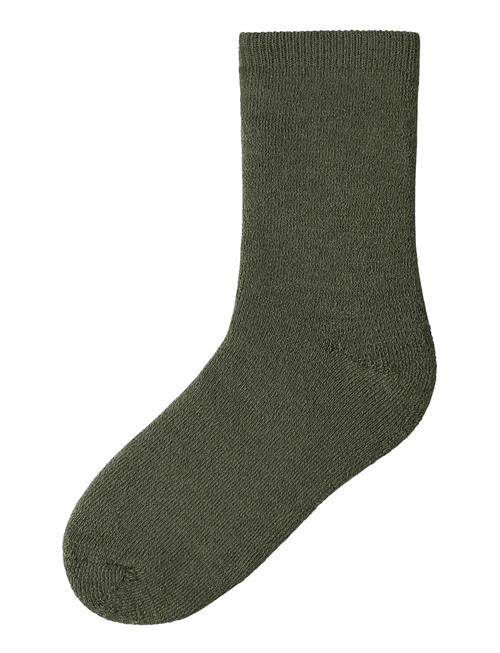 Nmmwaksi Wo/Bl Terry Sock Name It Khaki