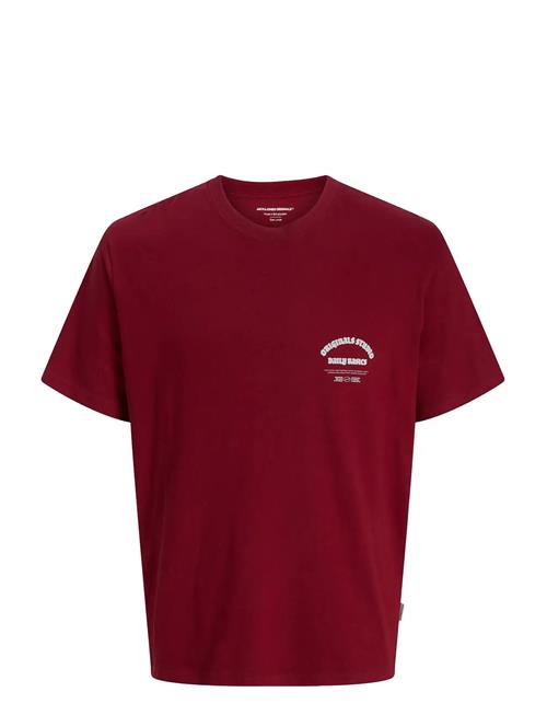 Jack & Jones Jormeadows Typo Tee Ss Crew Neck Jnr Jack & J S Red