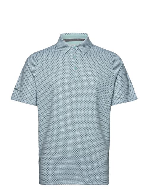 Textured Chev Printed Polo Callaway Blue