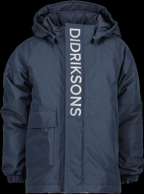 Didriksons Talvi Kids Jakke Navy  Navy-120 cm  Marineblå  120 cm  Unisex
