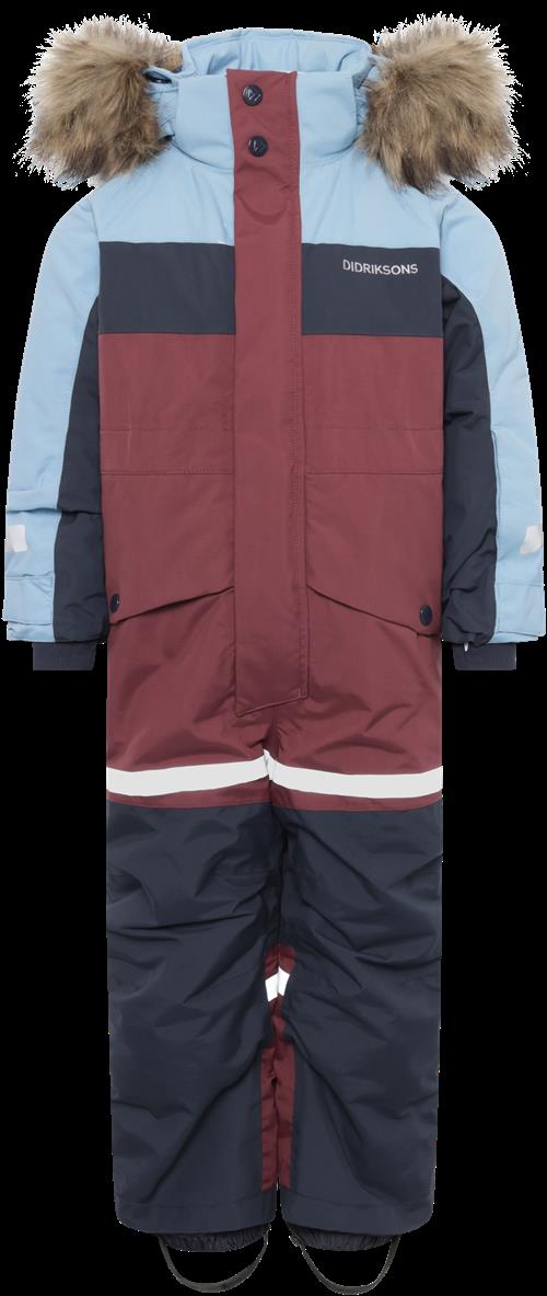 Didriksons Bjärven Kids 4 Overordnet Vinter Anemon Red  Anemon Red-140 cm  Rød  140 cm  Unisex