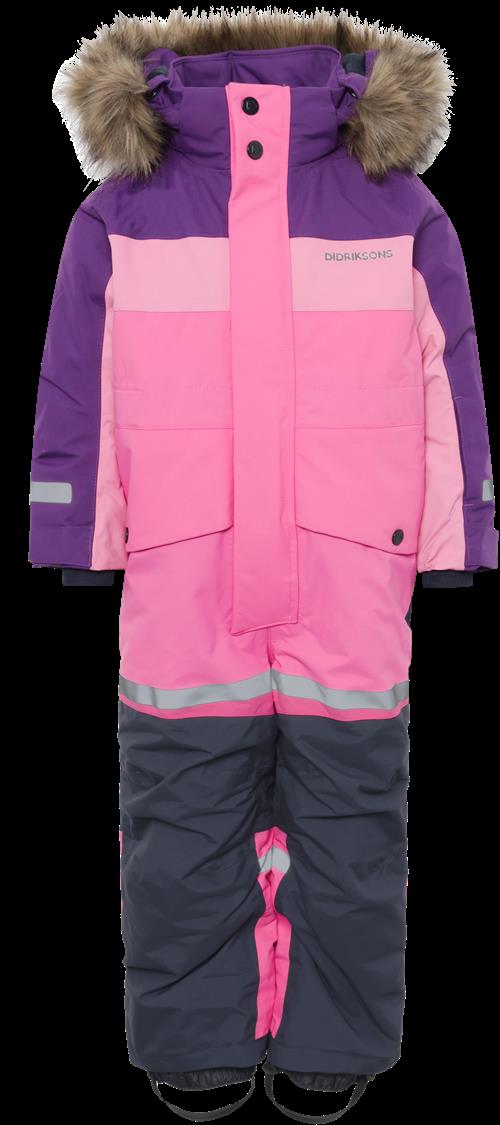 Didriksons Bjärven Kids 4 Overordnet Vinter Sweet Pink  Sweet pink-130 cm  Lyserød  130 cm  kvinde