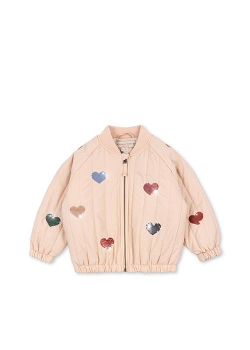 Konges Sløjd Juno Sequin Bomber Jacket Cameo Rose Juno Sequin Bomber Jacket Cameo Rose 2Y  Lyserød  2 år  kvinde