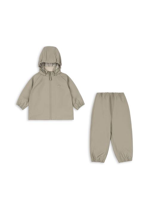 Konges Sløjd Plainy Rain Set Laurel Oak Plainy Rain Set Laurel Oak 7-8Y  Grøn  7-8 år  mand