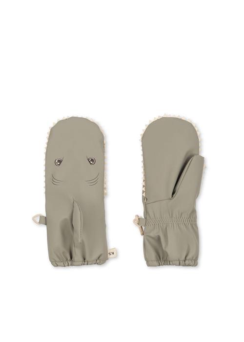 Konges Sløjd Plainy Shark Mittens Laurel Oak Plainy Shark Mittens Laurel Oak 12-18M  Grøn  12-18 måneder  mand