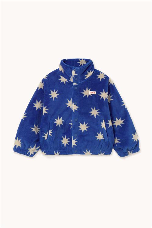 Tinycottons Stars Polar-jakke Dark Blue  Dark Blue-4 Y  Blå  4 år  Unisex