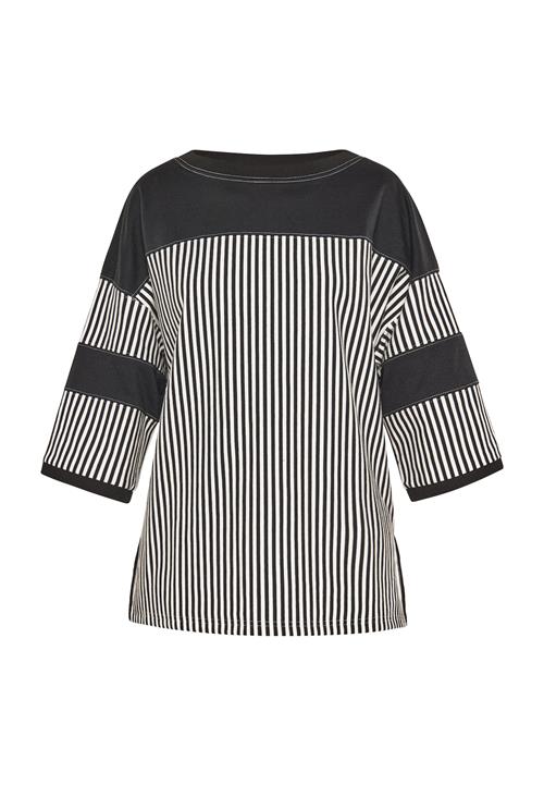 FELIPA Bluse 'Fashion Look'  sort / hvid