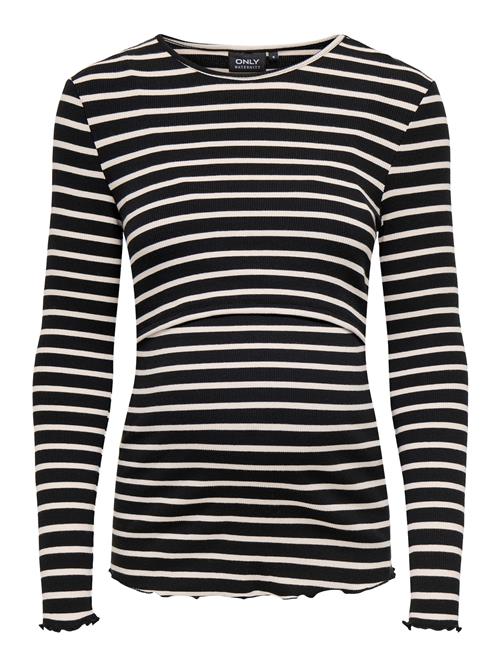 Se Only Maternity Shirts  sort / uldhvid ved About You
