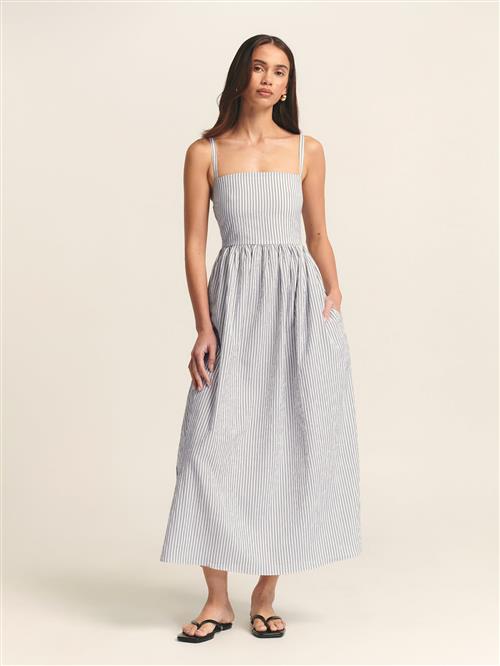 St MRLO Kjole  navy / hvid