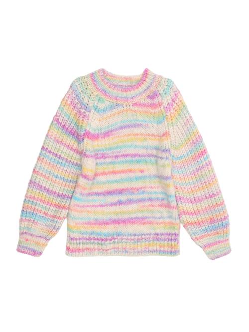 ONLY GIRLS Pullover 'KMGCarma Lia'  aqua / stone / lilla / pink