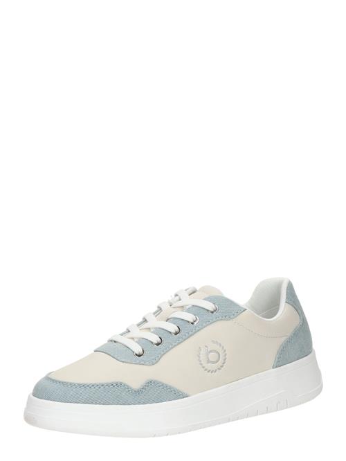 bugatti Sneaker low  blue denim / hvid