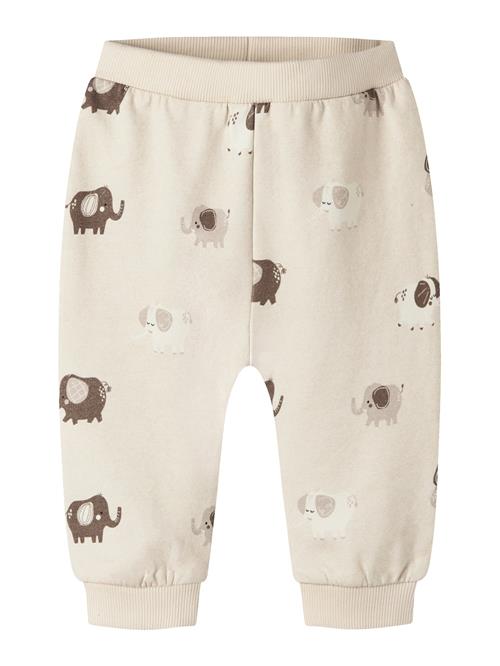NAME IT Bukser 'NBNOHAPI'  beige / brun / hvid
