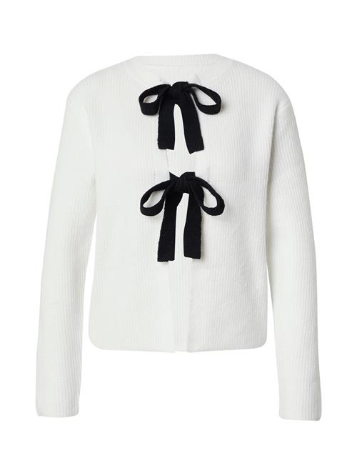 PIECES Cardigan 'PCSILLY'  sort / hvid