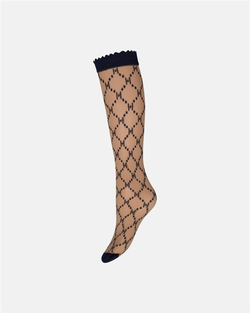Se Strømper "knee high" | Polyamid | Mørk-Navy ved Intimo