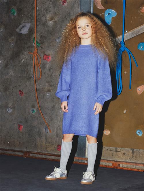 NAME IT Strik Kjole Omarian Blue Ice