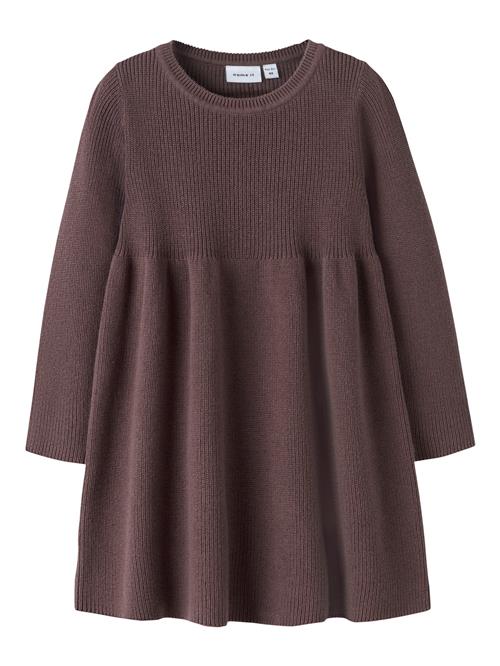 NAME IT Strik Kjole Olivine Peppercorn