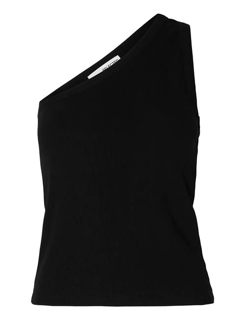 Se Slfanna Shoulder Top Selected Black ved Booztlet