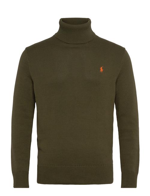 Cotton Turtleneck Sweater Polo Ralph Lauren Green