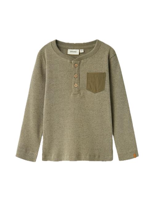 Nmmbarbar Ls Slim Top Lil Lil'Atelier Khaki
