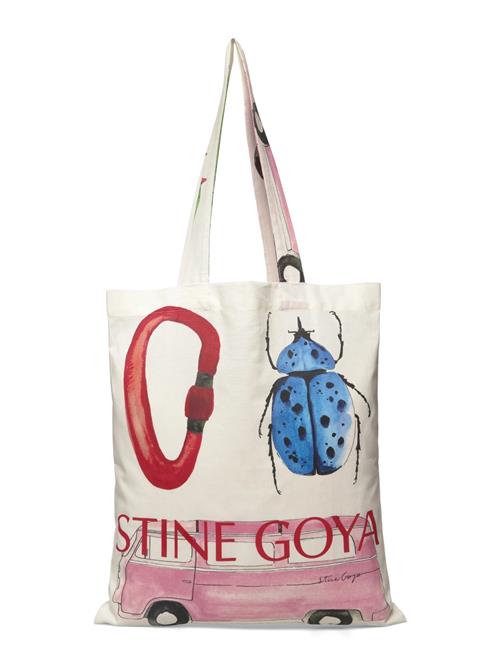 2285 Tote Bags, Cotton Tote STINE GOYA White