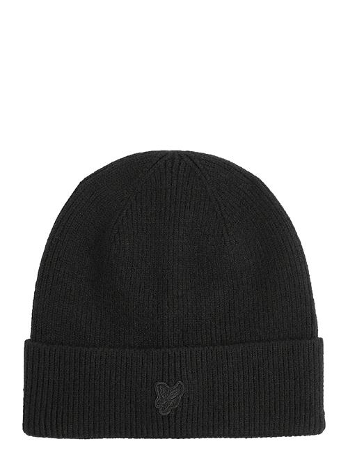 Tonal Eagle Beanie Lyle & Scott Black