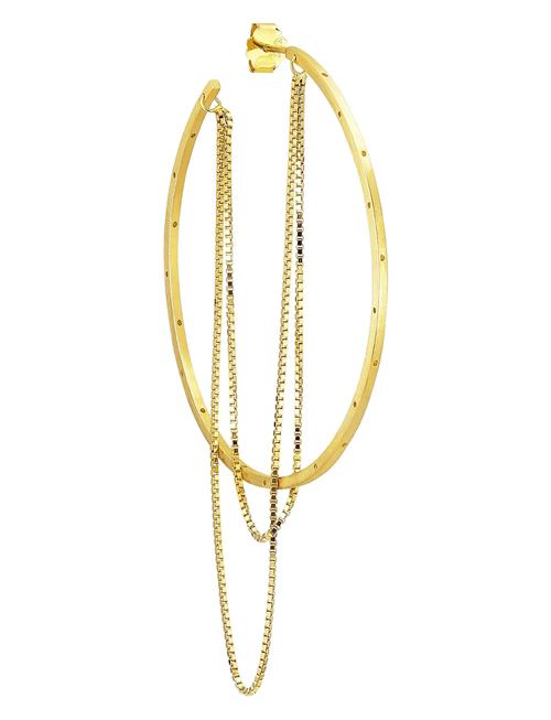 Big Orbis Chain Hoop Jane Koenig Gold