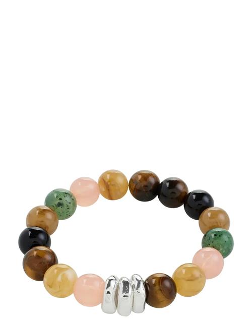 Unfold Bracelet Silver-Plated/Multi Colour Pilgrim Patterned