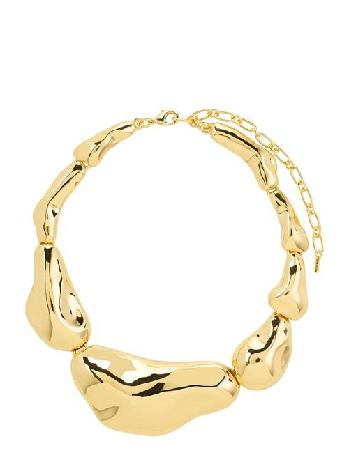 Free Statement Necklace Gold-Plated Pilgrim Gold