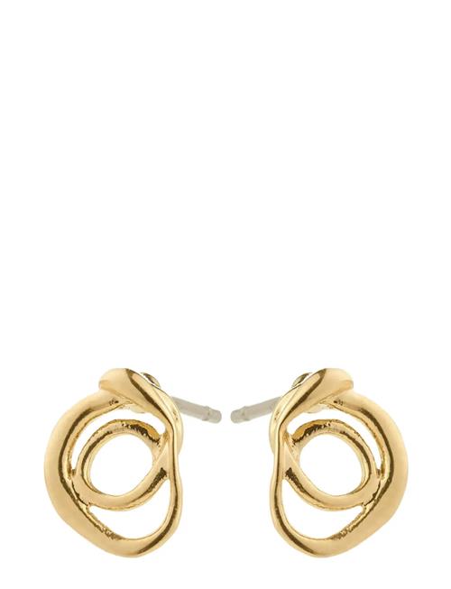 Diego Earrings Gold-Plated Pilgrim Gold