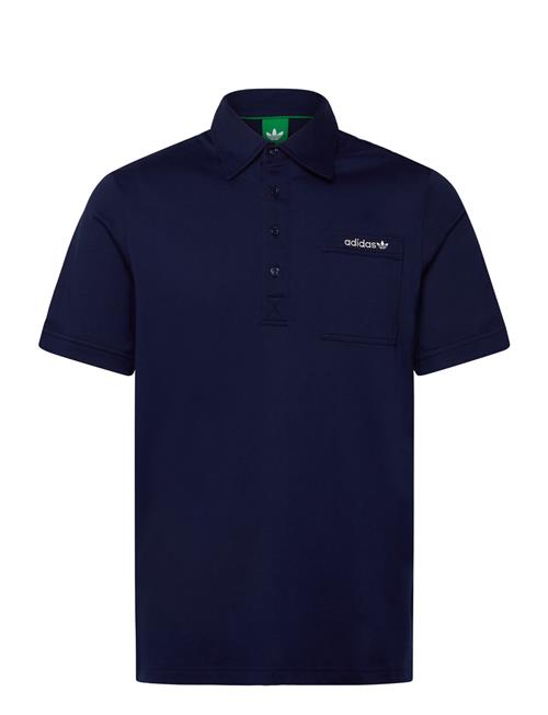 S Pocket Polo Adidas Golf Originals Navy