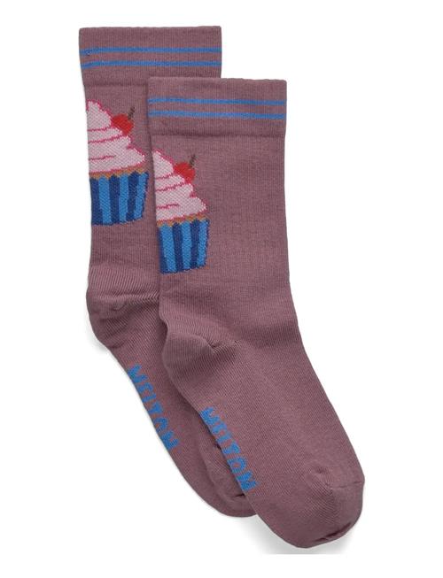 Cupcake Socks Melton Purple