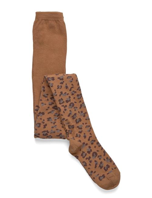 Leopard Tights Melton Brown
