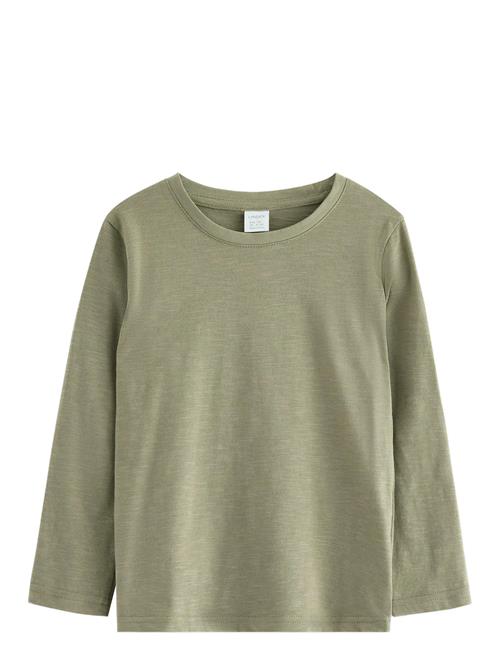 Top L S Slub Basic Lindex Khaki