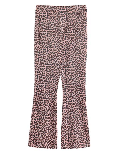 Trousers Flare Velour Lindex Patterned