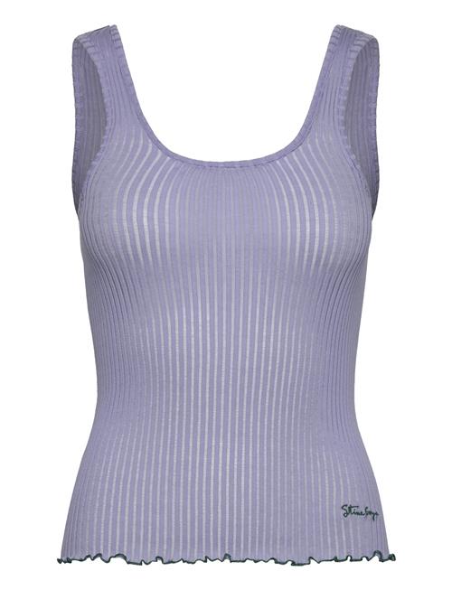 2355 Lux Seamless, Scoopneck Tank T STINE GOYA Purple